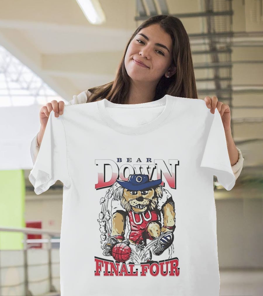 Bear Down Arizona Wildcats Final Four Basketball Team Spirit T-Shirt
