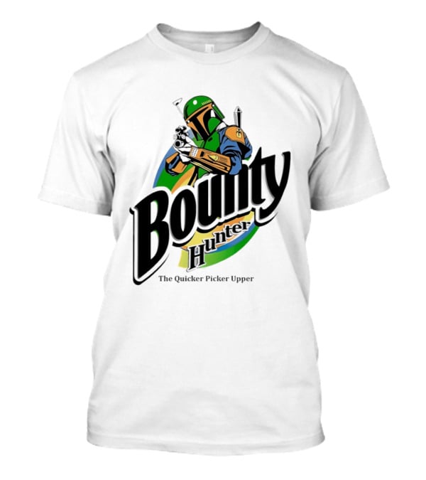 Bounty Hunter The Quicker Picker Upper Mandalorian T-Shirt