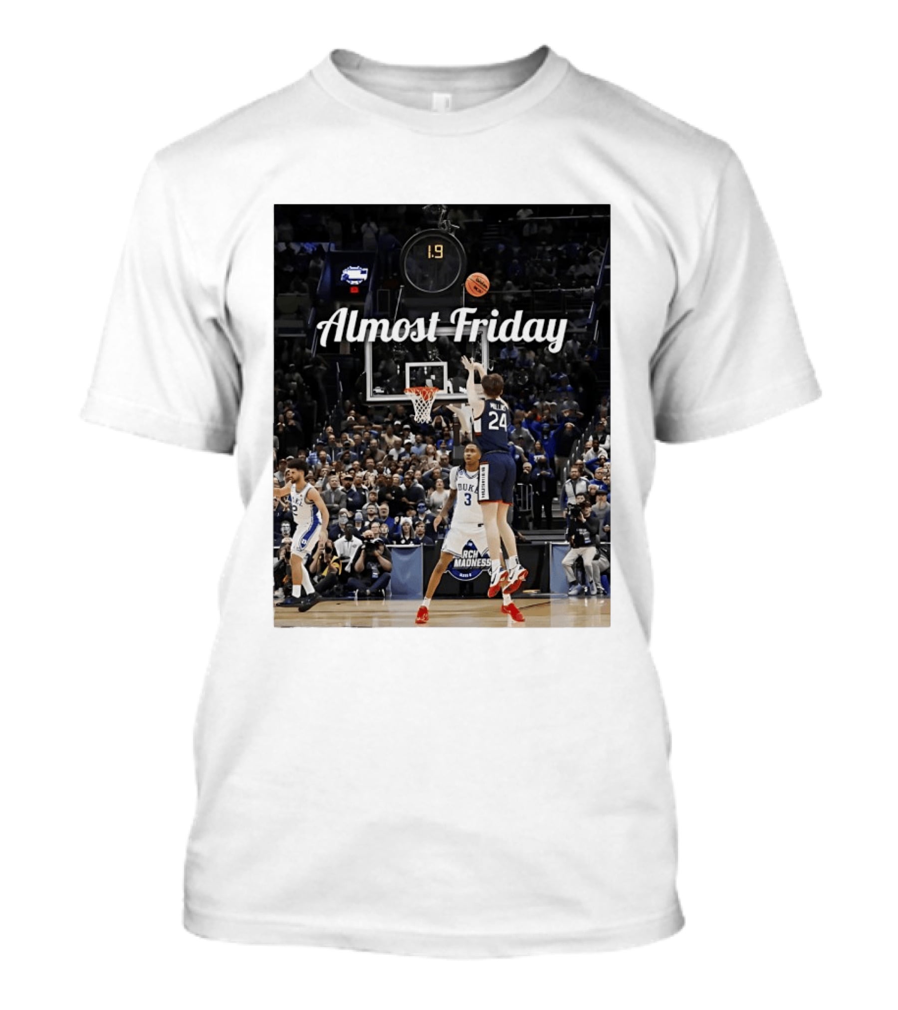 Braylon Mullins Almost Friday UConn Huskies Game Winning Shot Against Duke March Madness T-Shirt