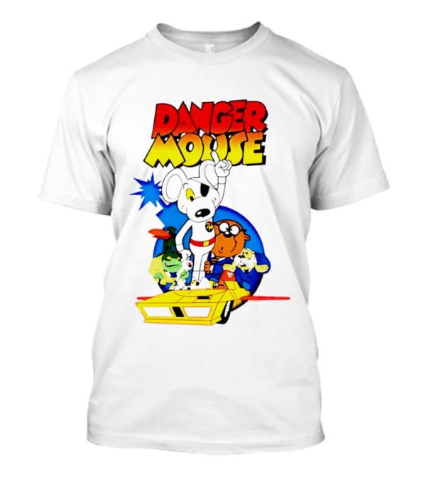 Danger Mouse Animated Character Adventure Team T-Shirt