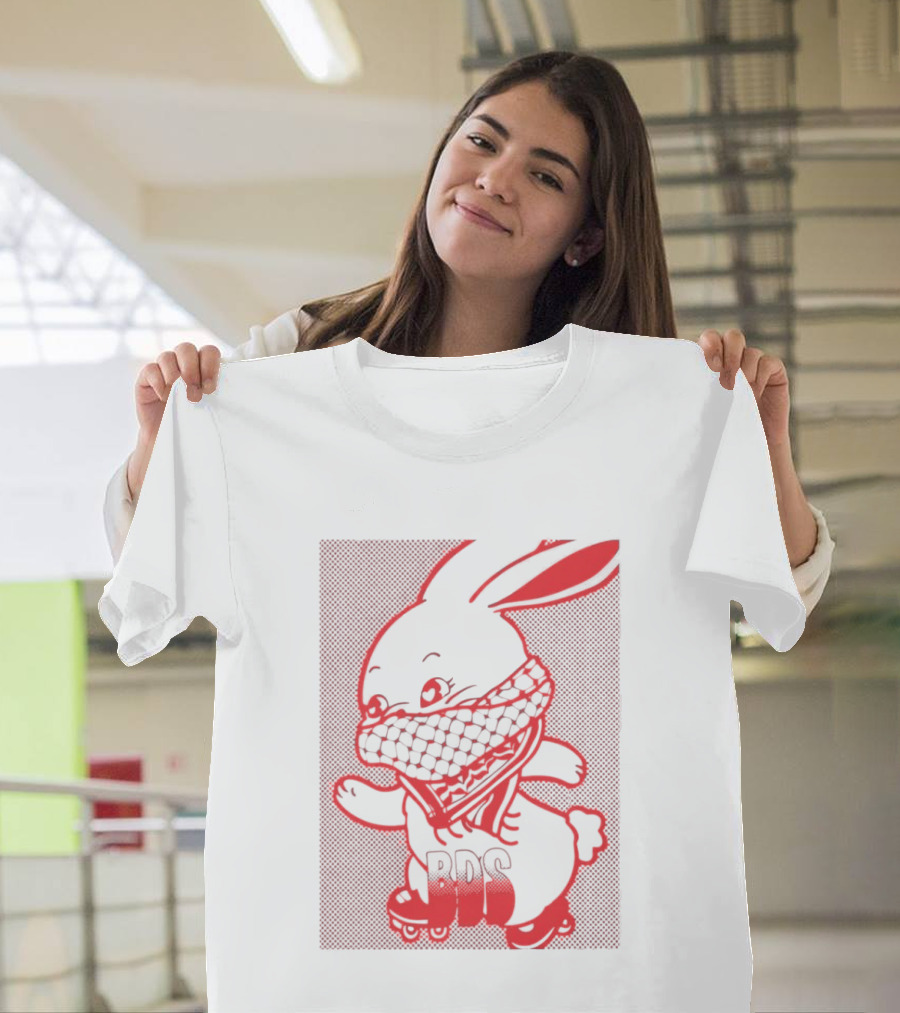 Skater Bunny BDS Vintage Roller Skates T-Shirt