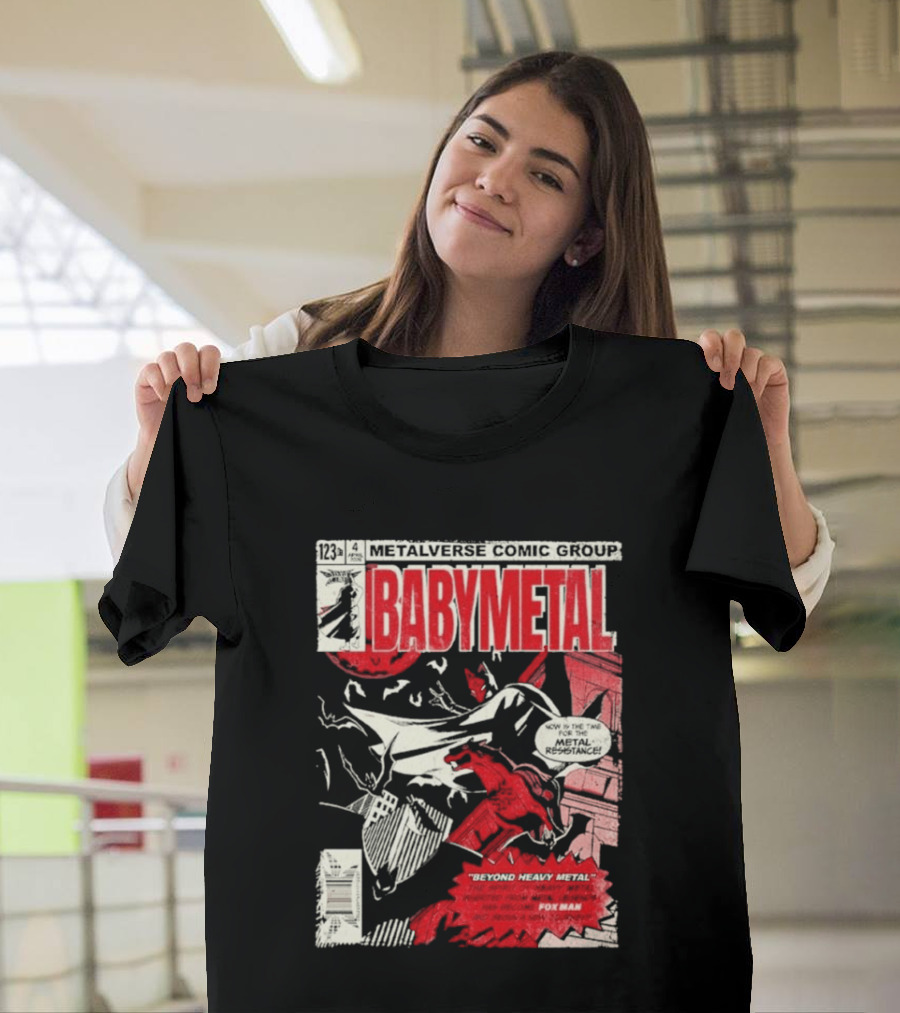 Babymetal Metalverse Comic Group 2026 Fox Man T-Shirt