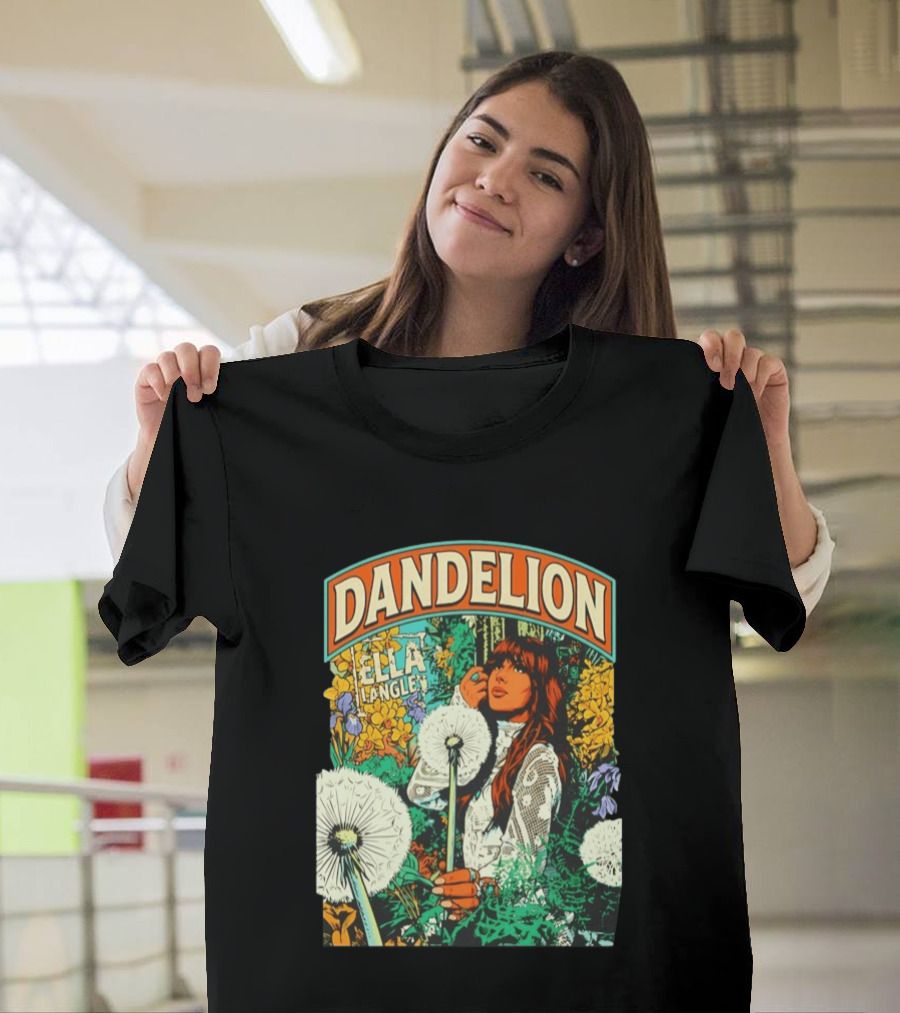 Dandelion Ella Langley Vintage Floral Aesthetic T-Shirt