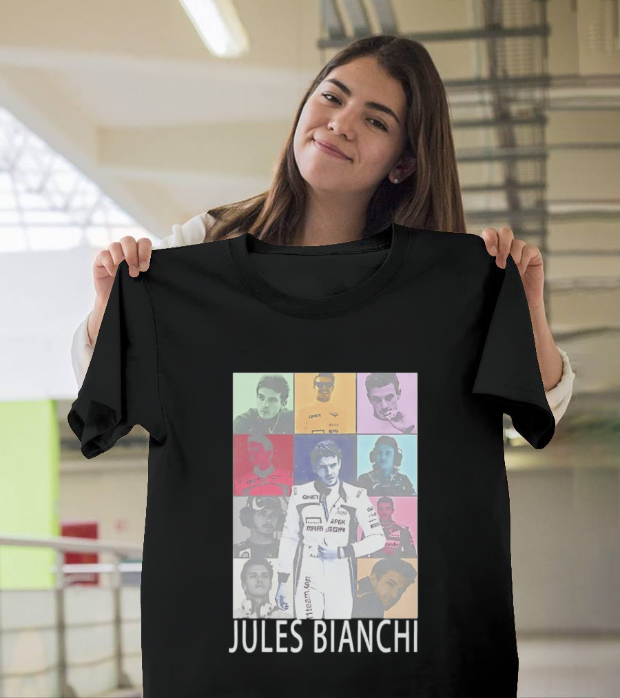 Jules Bianchi Legend The Eras Tour QNet Marussia Racing Hero Remembered T-Shirt