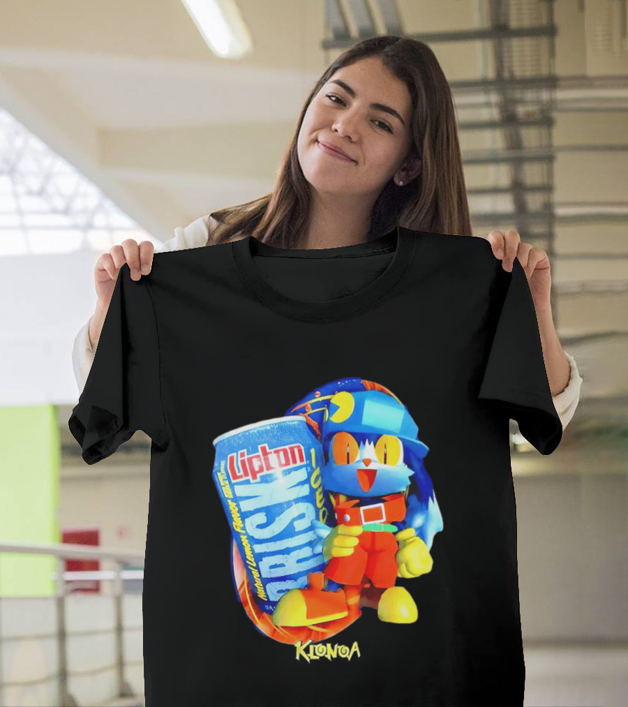 Klonoa Lipton Brisk Iced Tea Natural Lemon Flavor Beverage T-Shirt