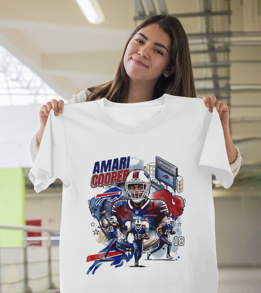 Amari Cooper Football 18 Stadium Buffalo Bills T-Shirt