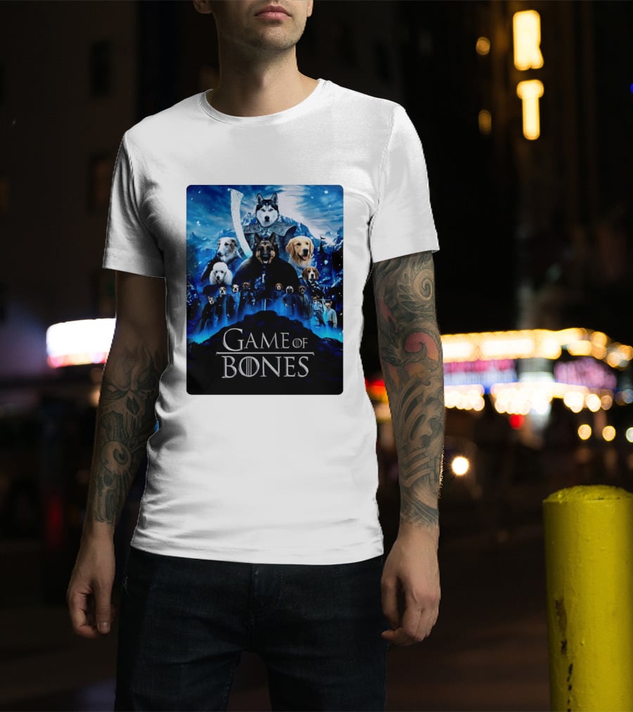 Game Of Bones Dogs Adventure With Thrones And Winter Canines T-Shirt