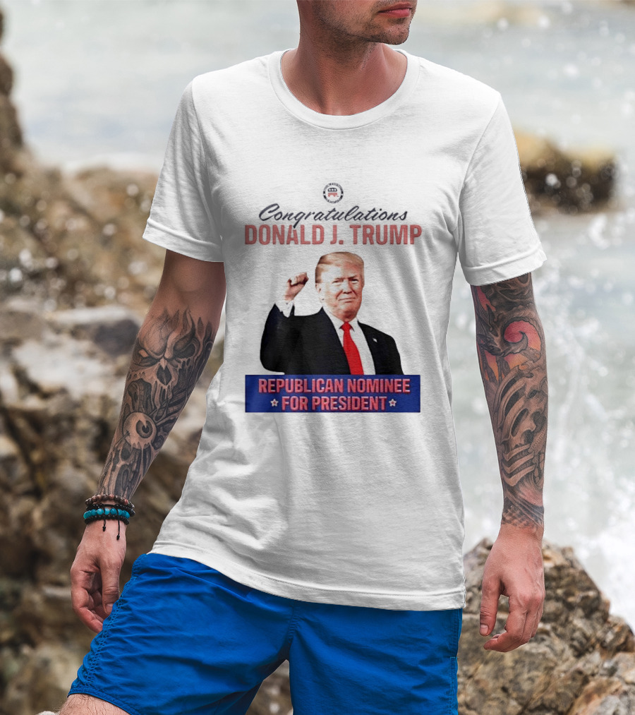 Donald J Trump Republican Nominee For President Conservatives T-Shirt