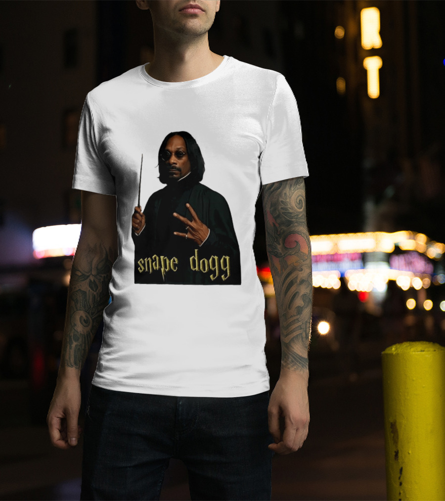 Snape Dogg Snoop Dogg Wizard Mashup Humor T-Shirt