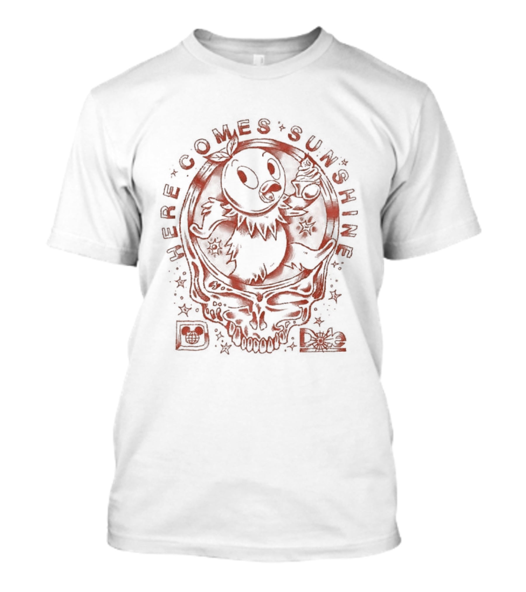 Disney X Grateful Dead Here Comes Sunshine Collaboration T-Shirt