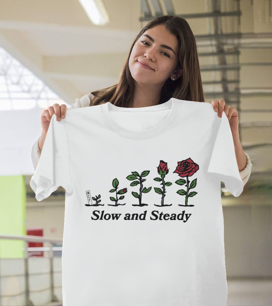 MCF Rose Growth Journey Slow And Steady Progression T-Shirt