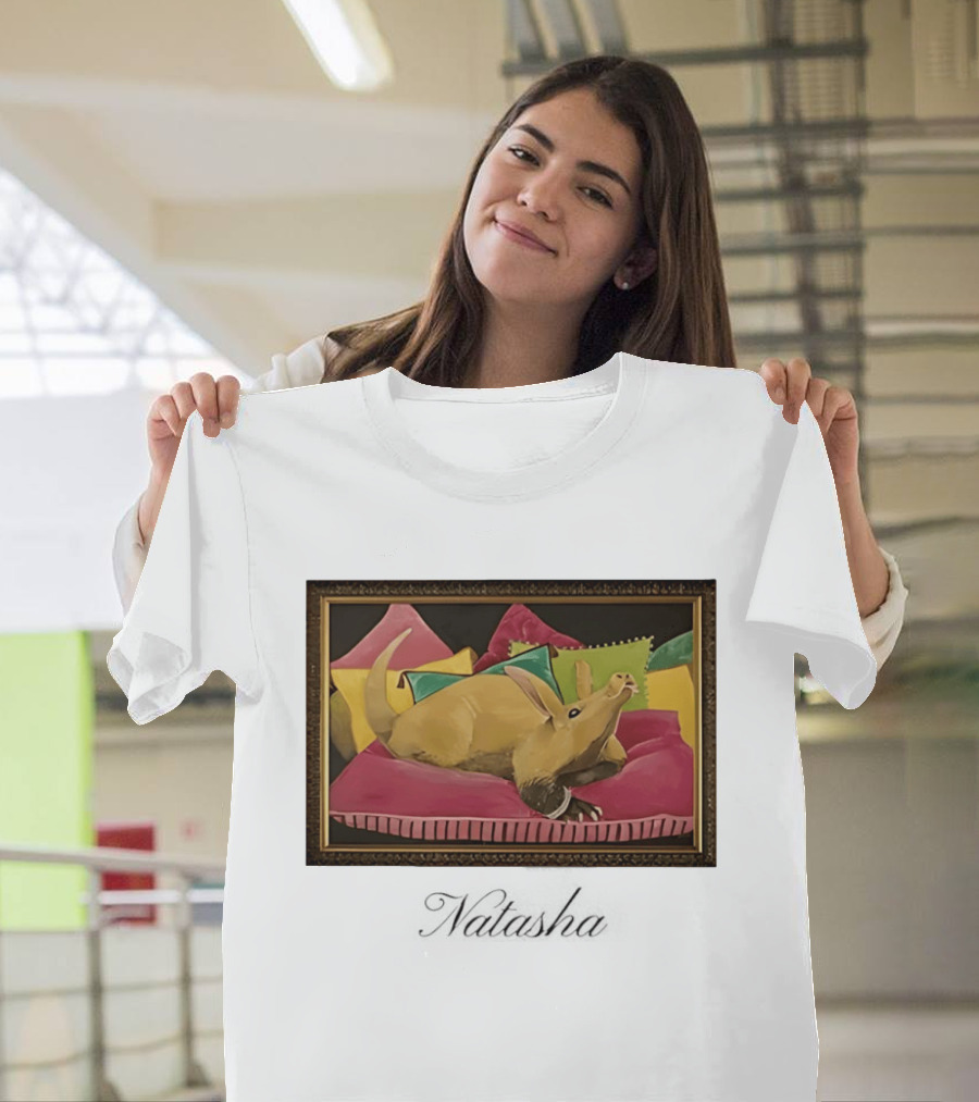 Natasha Painting Photo Flame Armadillo On Pillows Framed T-Shirt