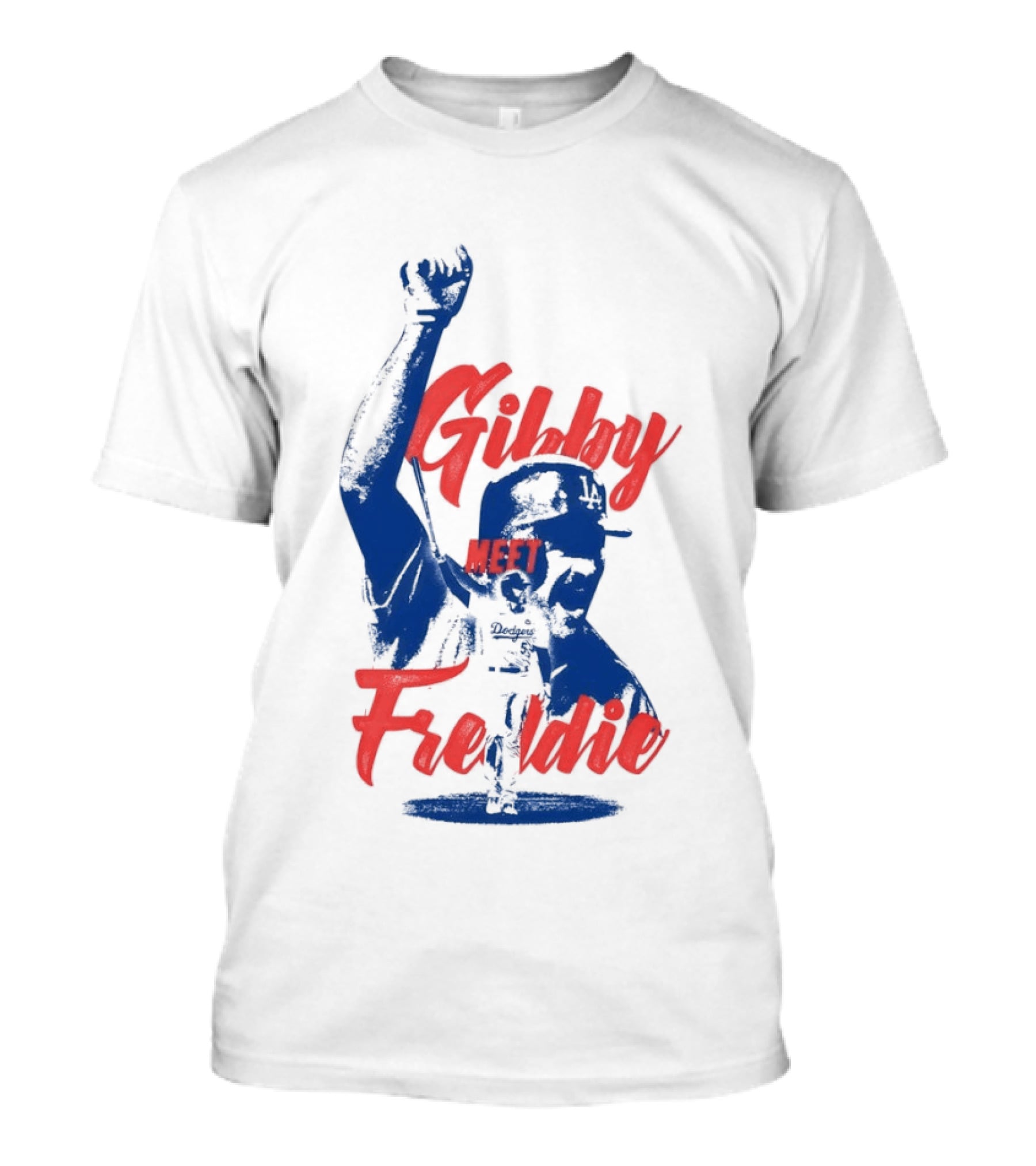 Gibby Meet Freddie Los Angeles Dodgers Baseball T-Shirt