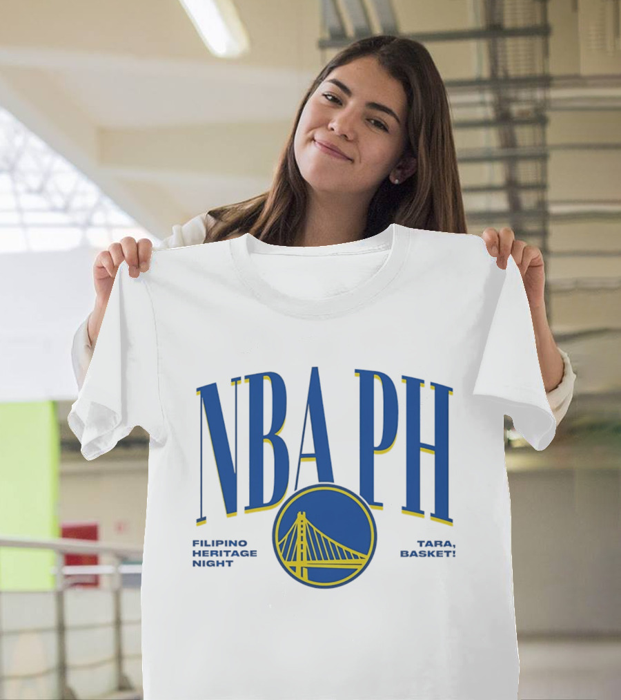NBA Golden State Warriors Filipino Heritage Night Tara Basket T-Shirt