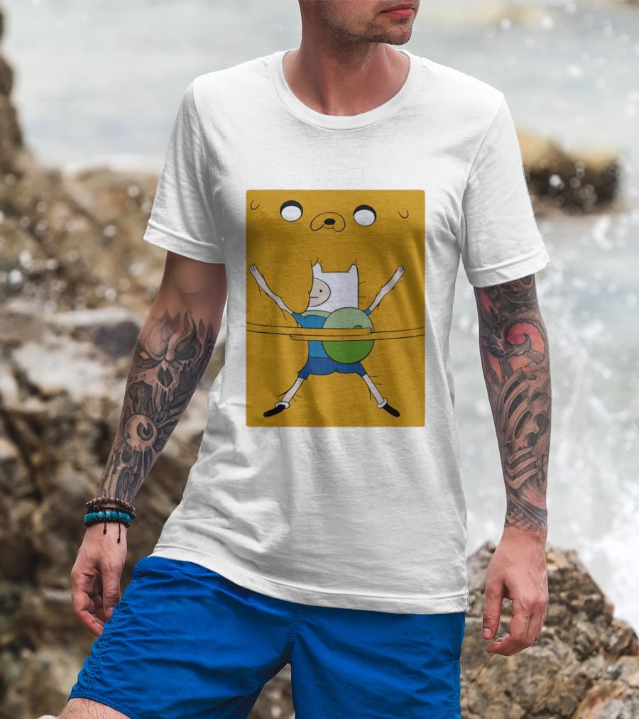 Adventure Time Finn And Jake Bro Hug T-Shirt