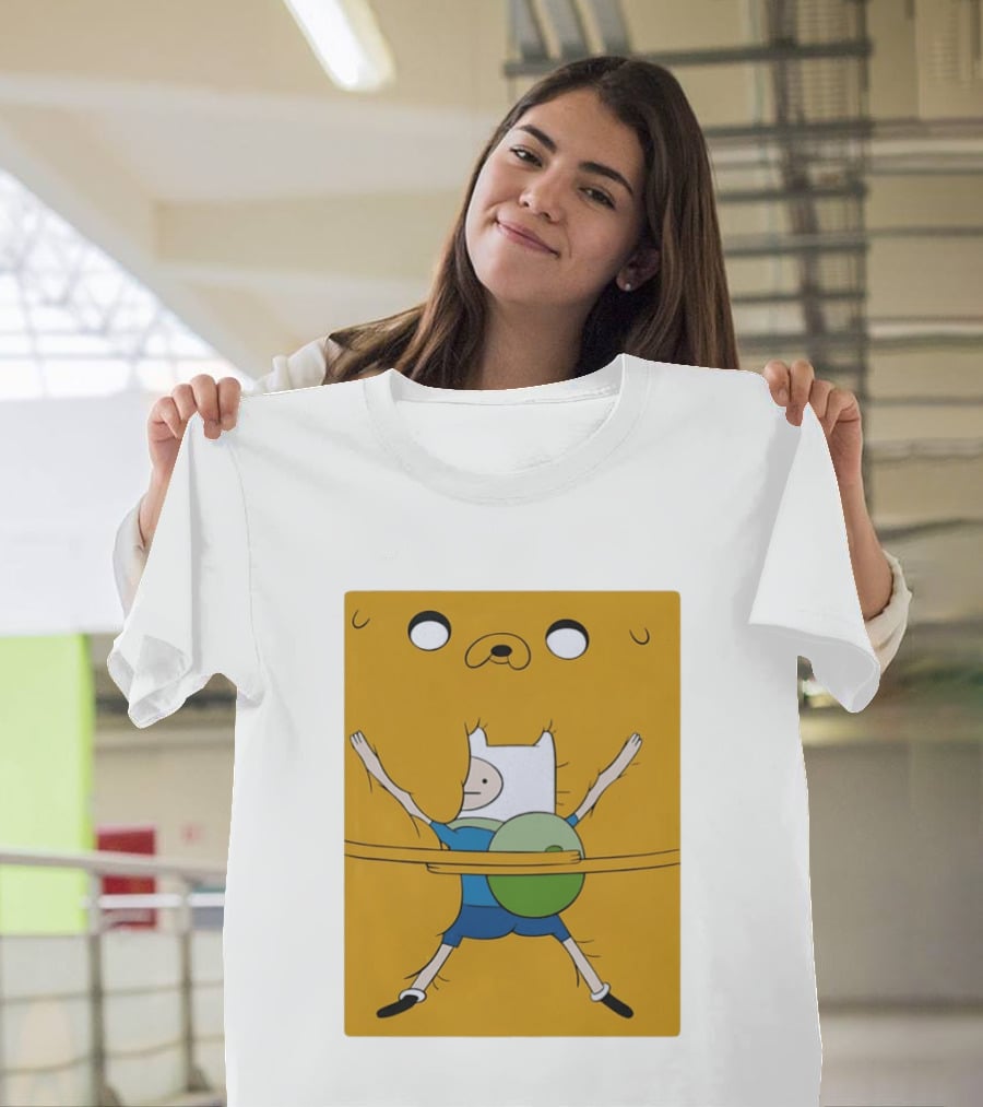 Adventure Time Finn And Jake Bro Hug T-Shirt