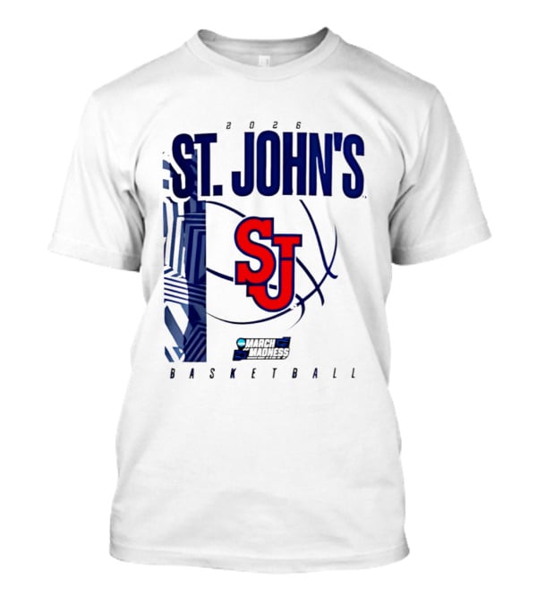 St. John's Red Storm NCAA 2026 March Madness Basketball SJ T-Shirt