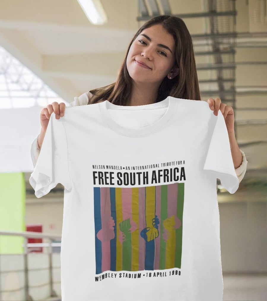 Nelson Mandela An International Tribute For A Free South Africa Wembley Stadium 10 April 1990 T-Shirt