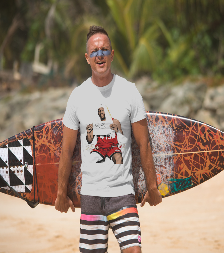 Bam 83 Miami Heat Bam Adebayo 13 Player Collage T-Shirt