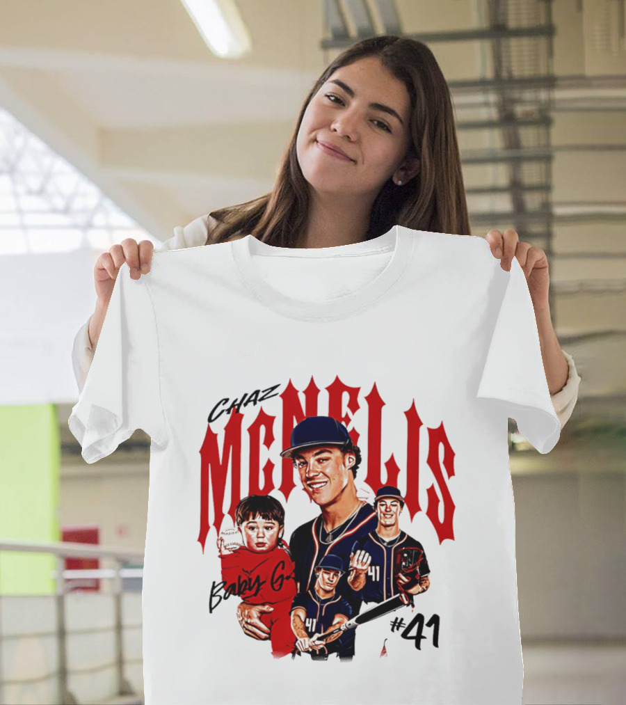 Chaz McNelis Baby G Arizona Baseball Player #41 Collage T-Shirt
