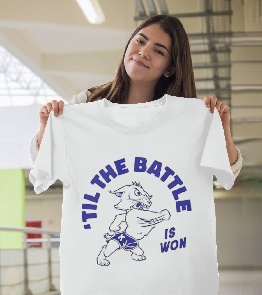 Til The Battle Is Won Fierce Mascot 2026 T-Shirt