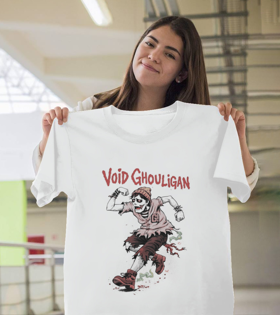 Void Ghouligan Zombie Halloween Character Running T-Shirt