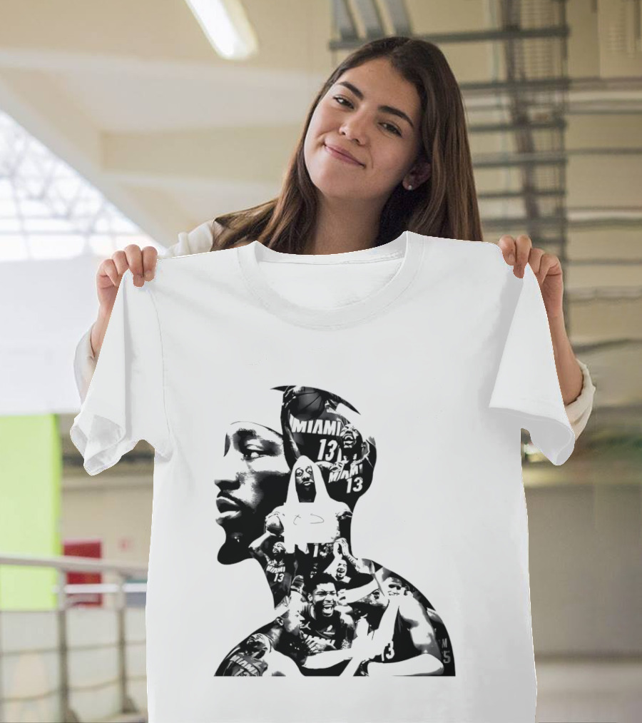 Miami 13 Bam Adebayo Basketball 83 Points T-Shirt