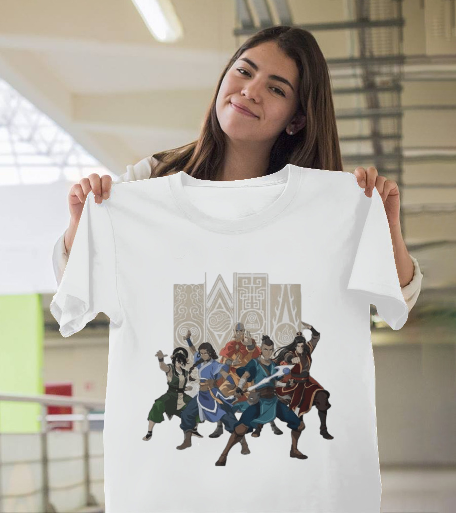 Complex Pop Avatar The Last Airbender Team Avatar Adults First Look T-Shirt