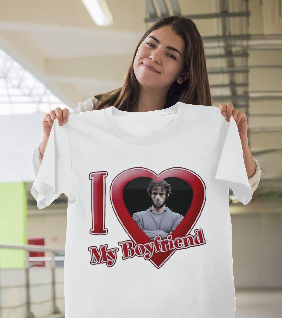 I Love My Boyfriend Will Graham Heart Image T-Shirt