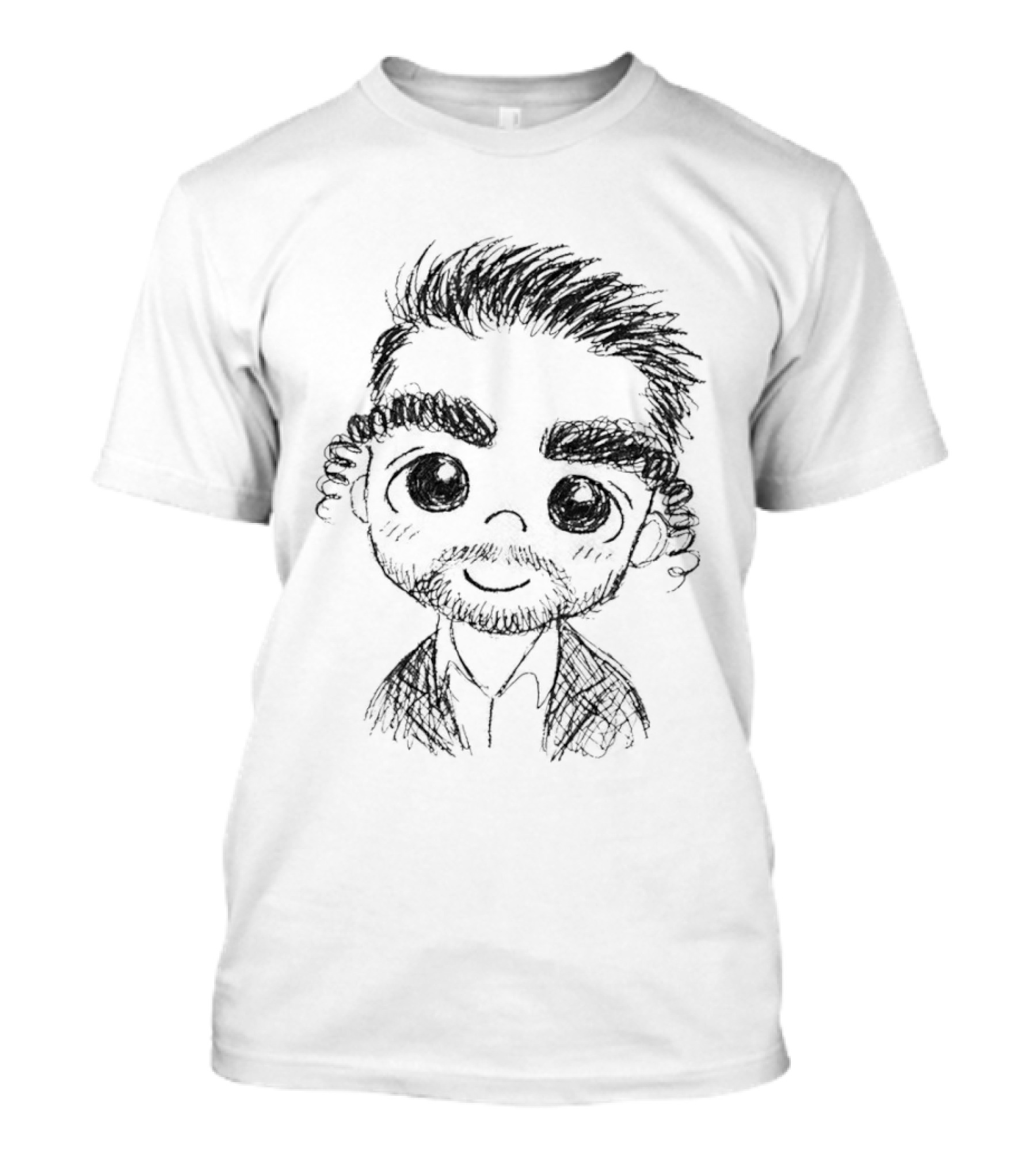 Ben Shapiro Cartoon Eyebrows Comic T-Shirt