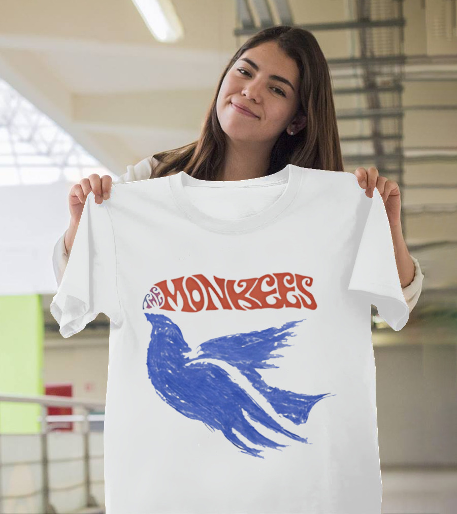 Monkees Psychedelic Dove Rock Band Iconography T-Shirt