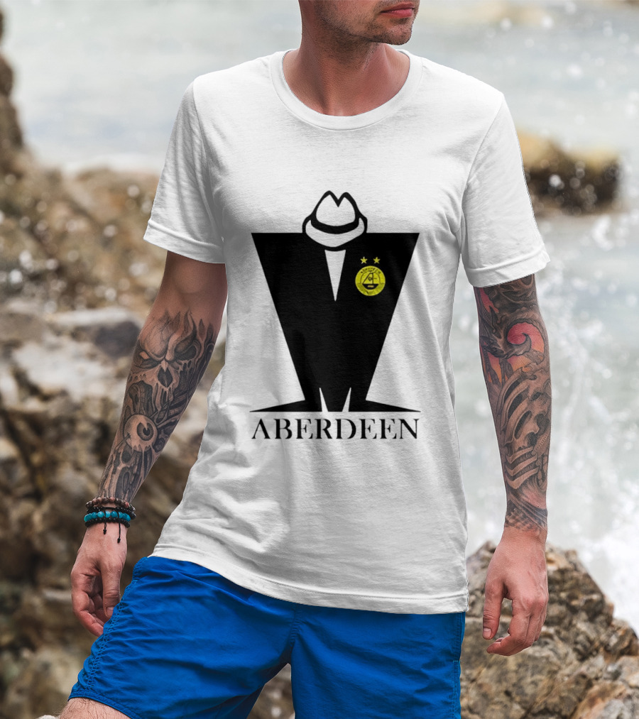 Nutty M Aberdeen FC Football Badge Fedora T-Shirt