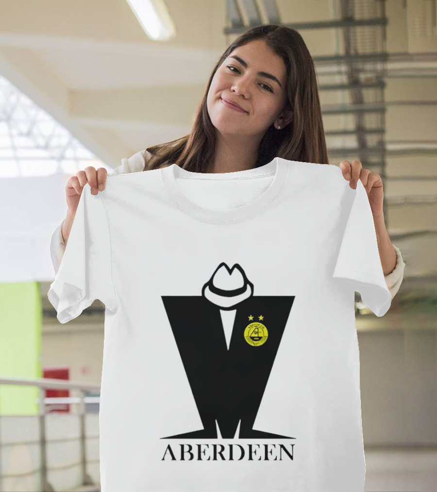 Nutty M Aberdeen FC Football Badge Fedora T-Shirt