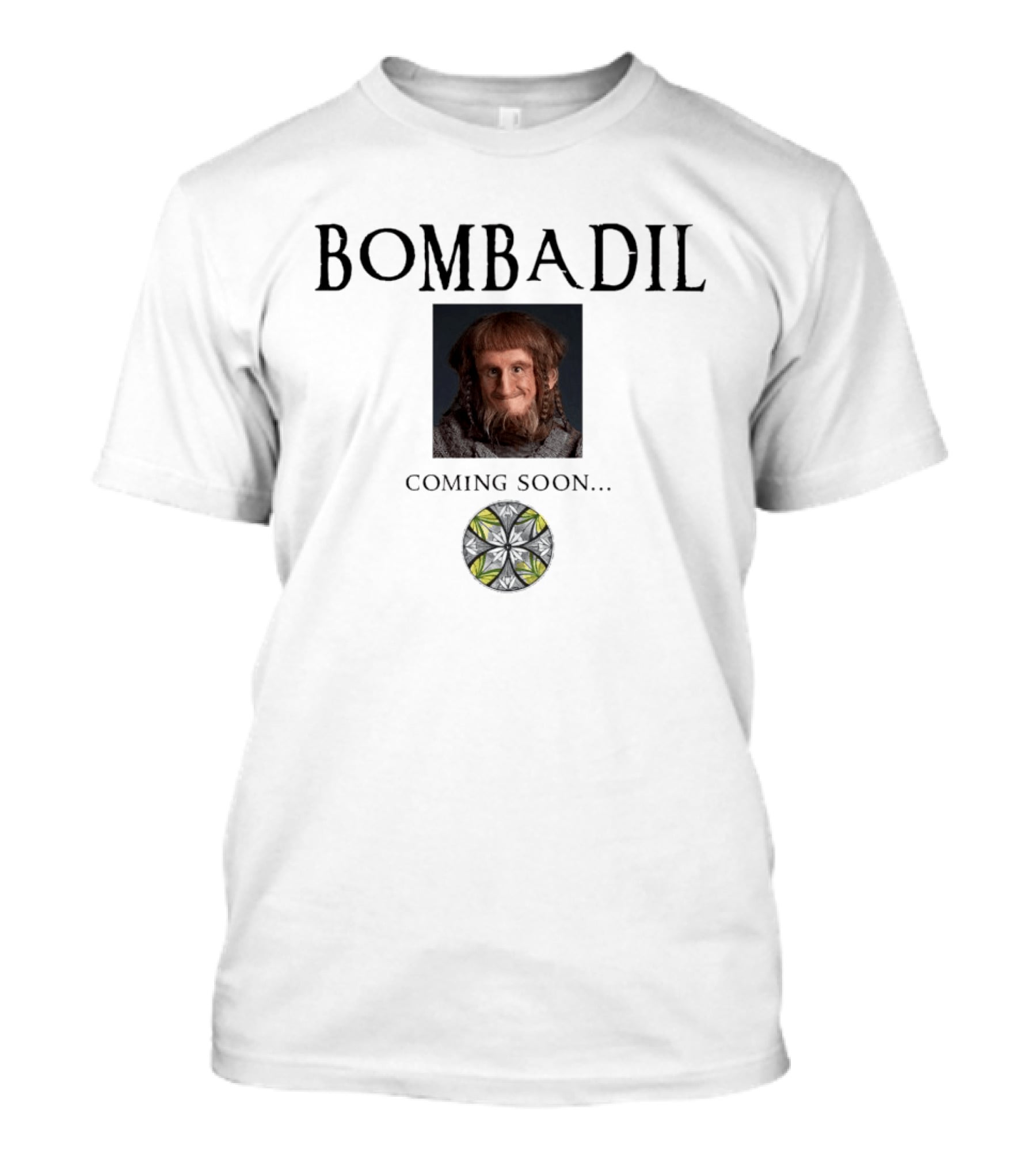 Bombadil Coming Soon Medieval Character With Celtic T-Shirt