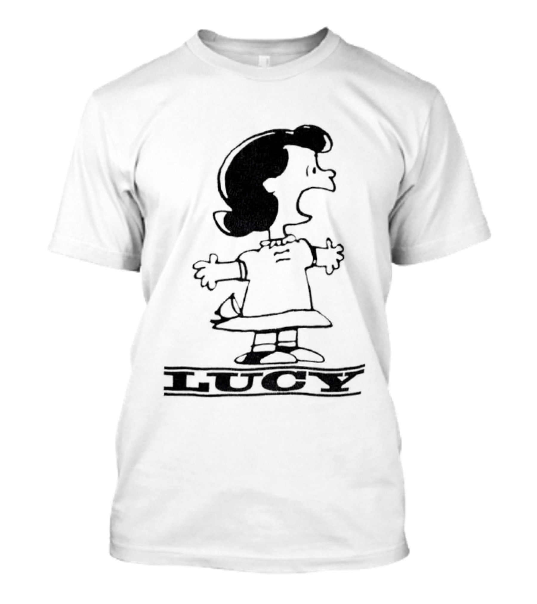 Lucy Van Pelt Peanuts Vintage Character 1960 T-Shirt