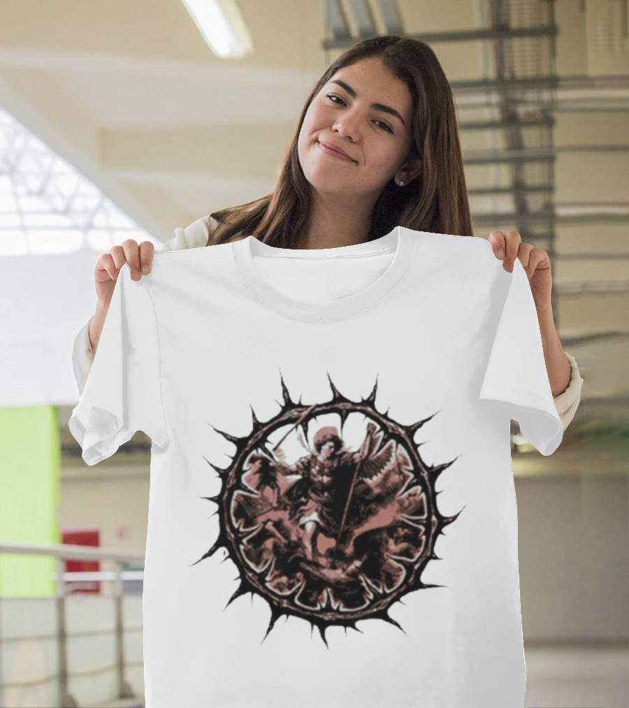 Guilt Trip Armour Of Angels 2026 AOA Embroidered Angelic Halo T-Shirt