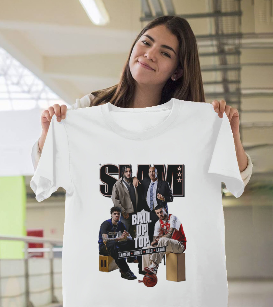 Slam Ball Up Top LaMelo Lonzo Gelo LaVar T-Shirt