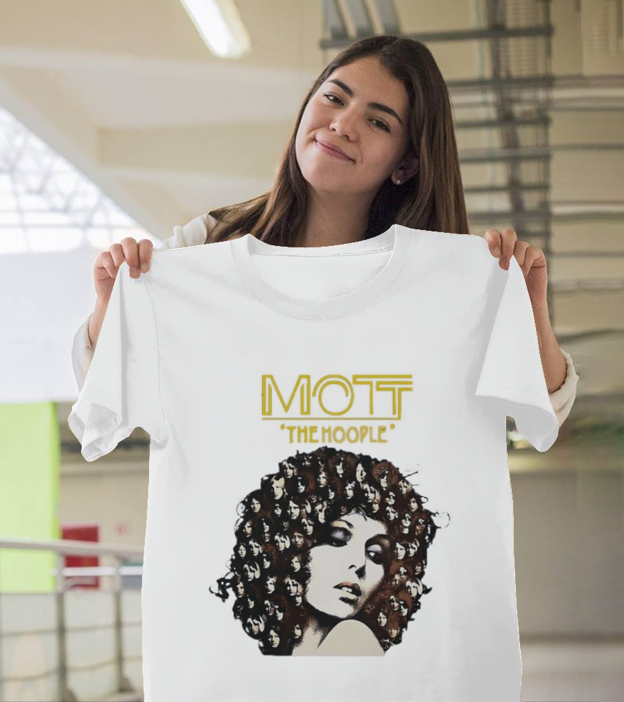 Mott The Hoople Iconic Hair Portrait With Faces T-Shirt