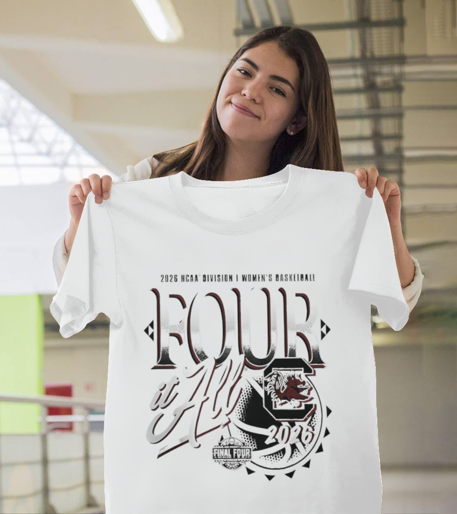 South Carolina Gamecocks 2026 NCAA Women's Basketball March Madness Final Four T-Shirt