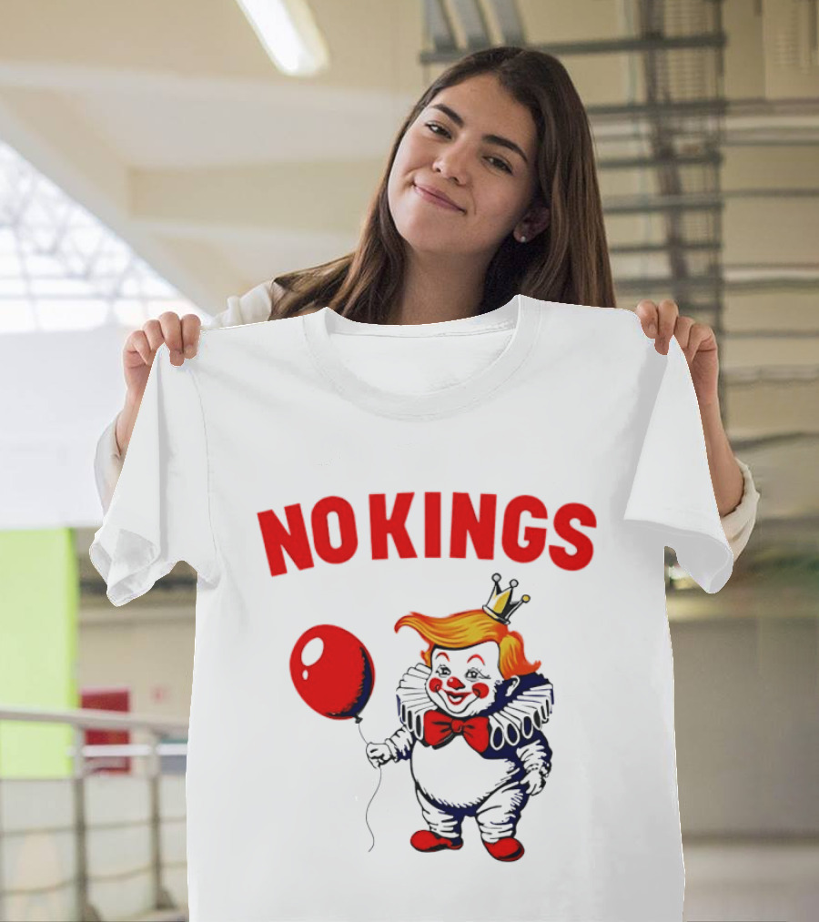 NOKINGS Trump Clown Red Balloon Crown T-Shirt