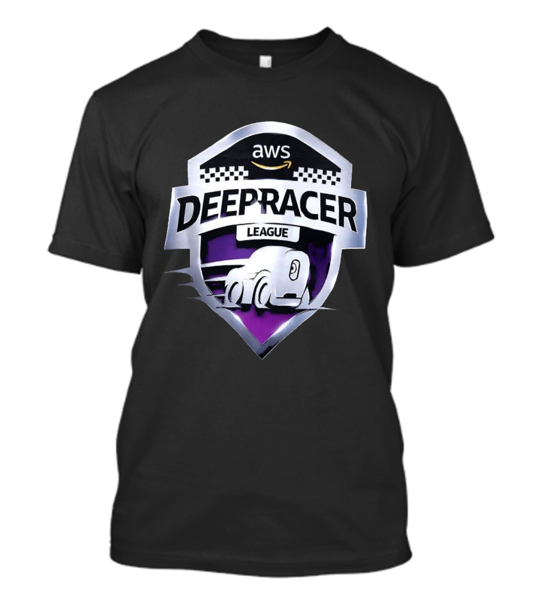 AWS DeepRacer League Shield Emblem Racing Championship T-Shirt