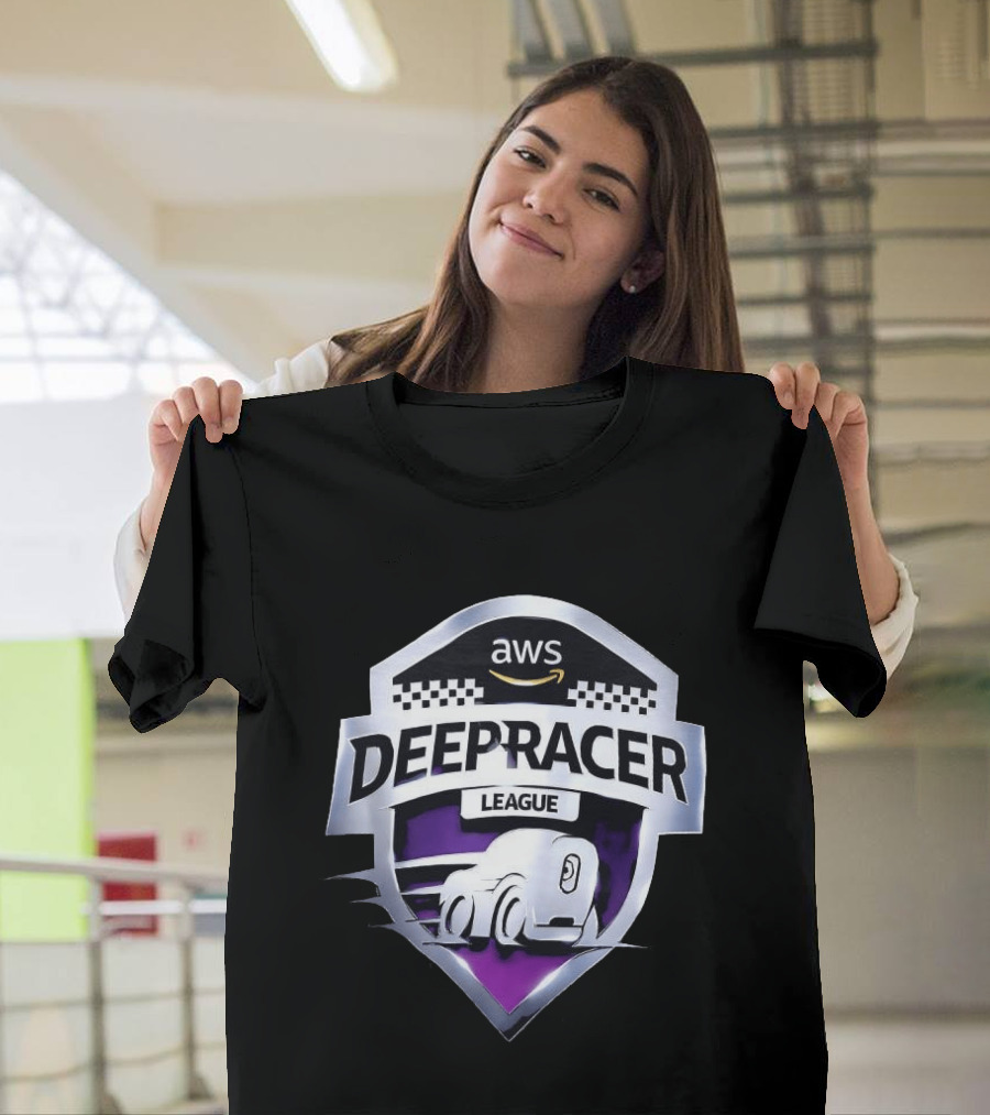AWS DeepRacer League Shield Emblem Racing Championship T-Shirt
