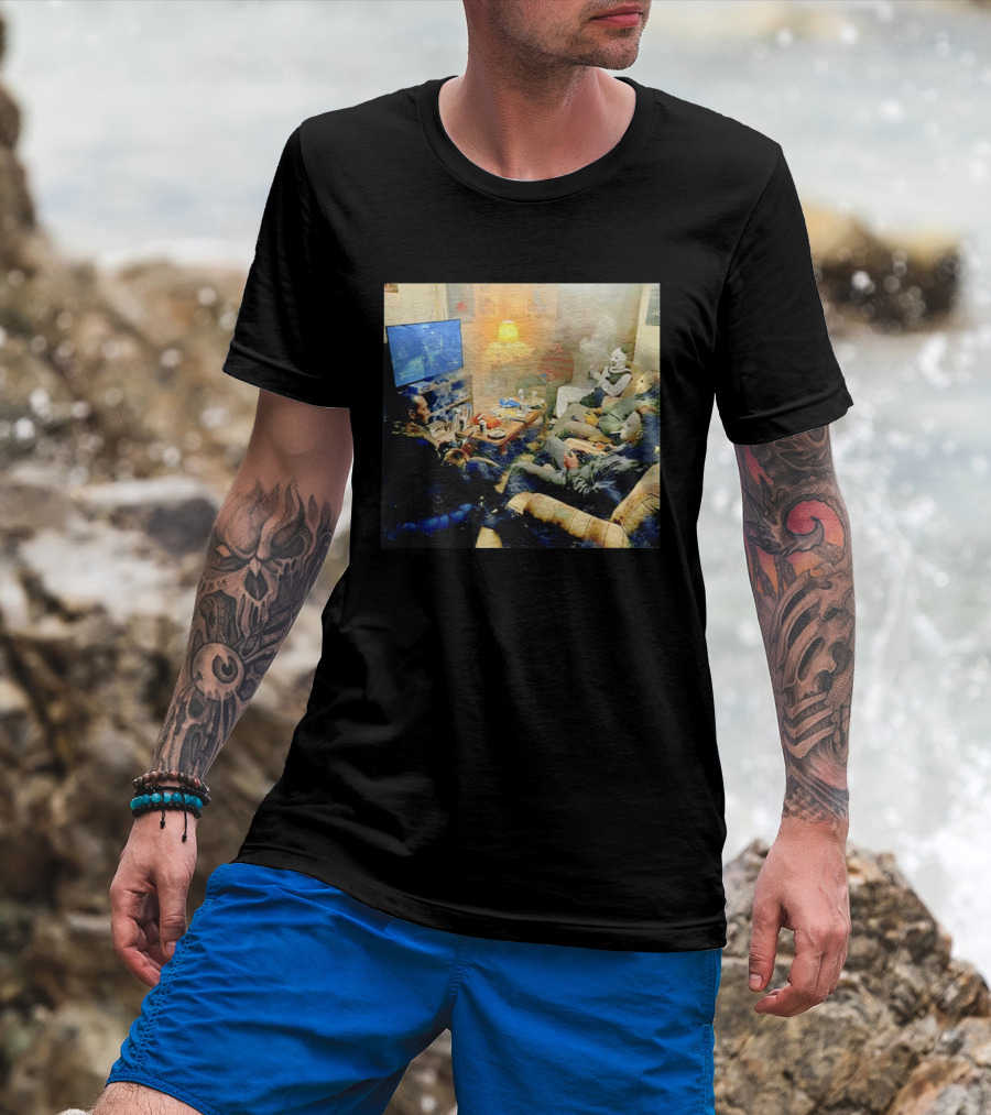 Jason Voorhees Ghostface The Clown Michael Myers Killer Movies Gaming Night T-Shirt