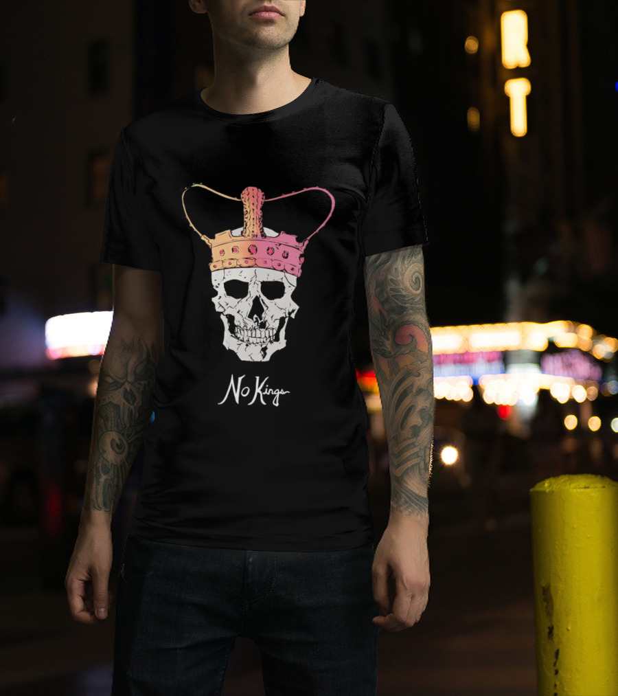 Skull No Kings Horror Crown T-Shirt