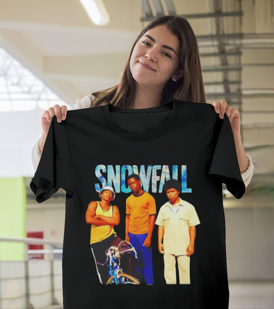 Snowfall 2017 TV Series Damson Idris Carter Hudson Gail Bean Actors T-Shirt