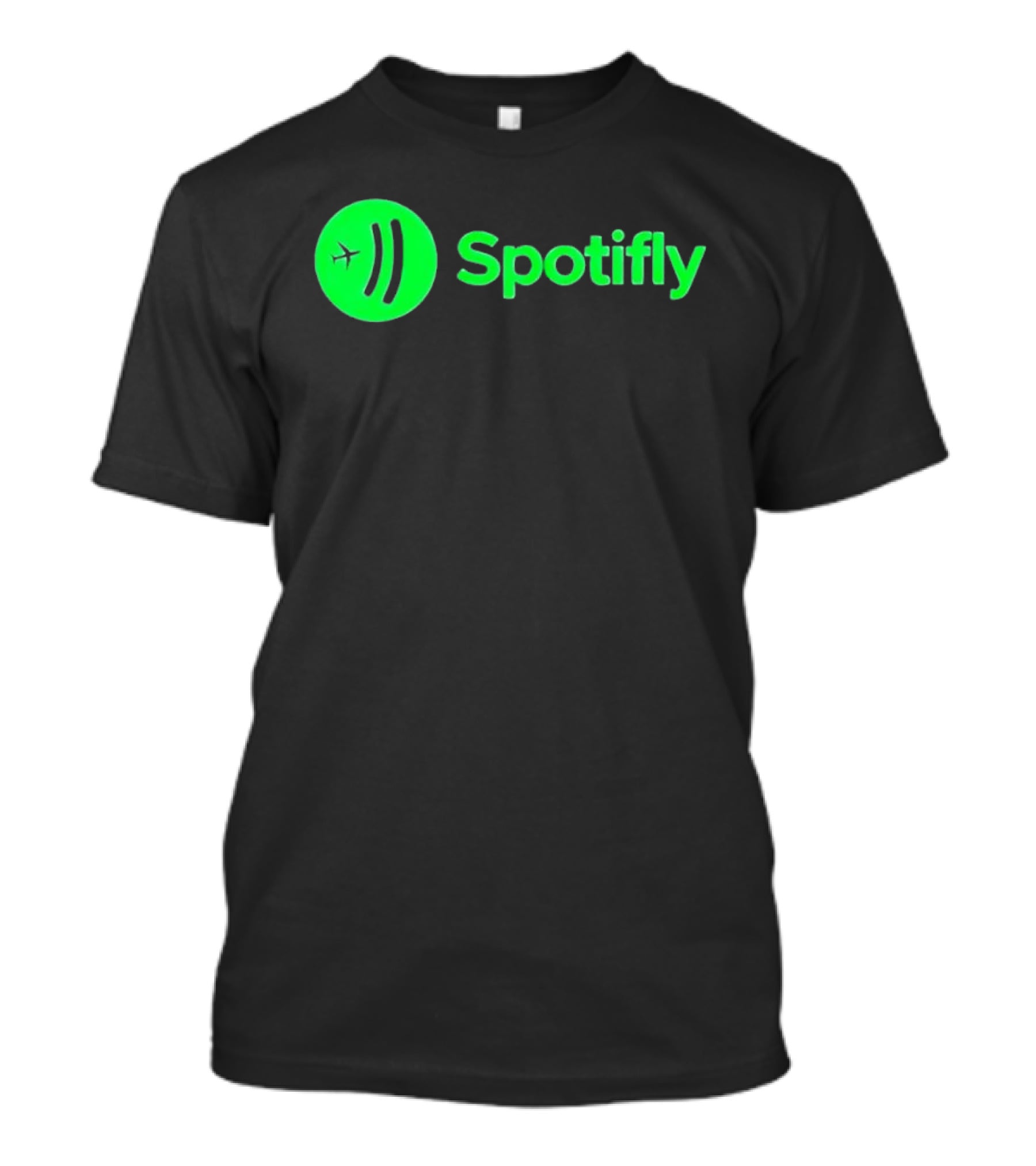 Spotifly 911 Parody Green Fly T-Shirt