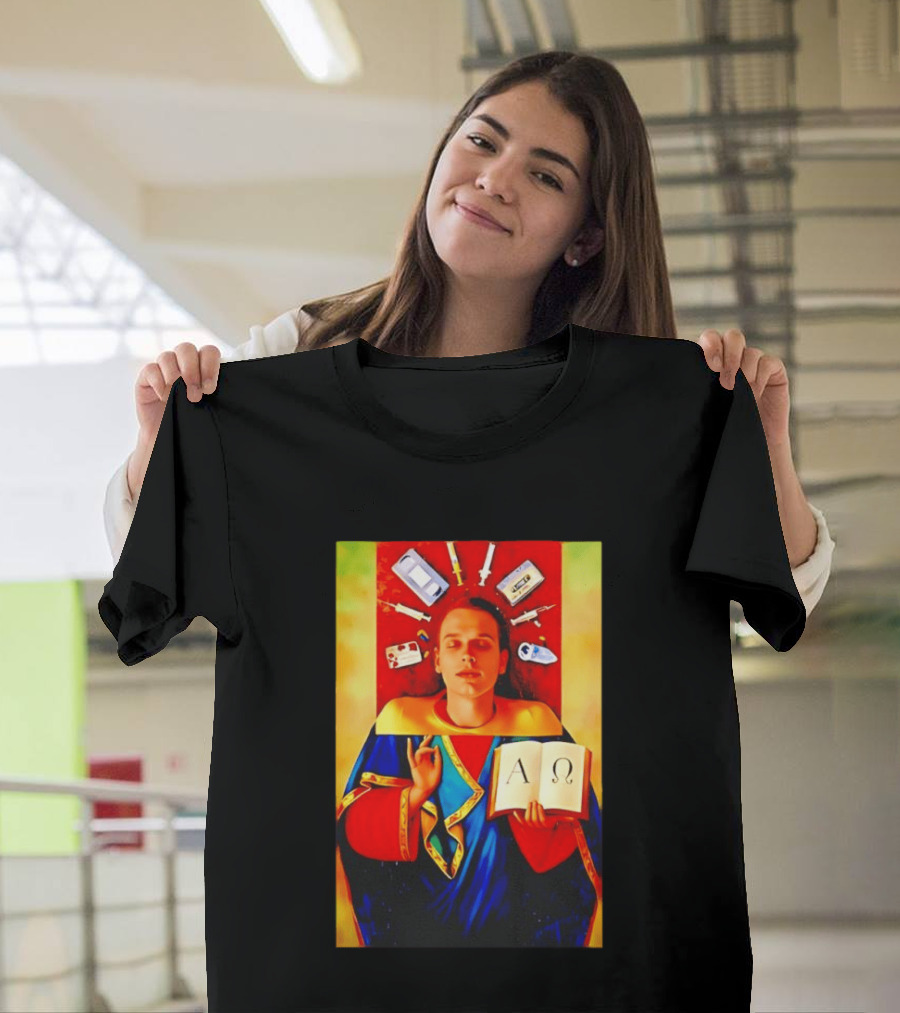 The Apostles Of Modernity Collage Meme Social Commentary Visual T-Shirt
