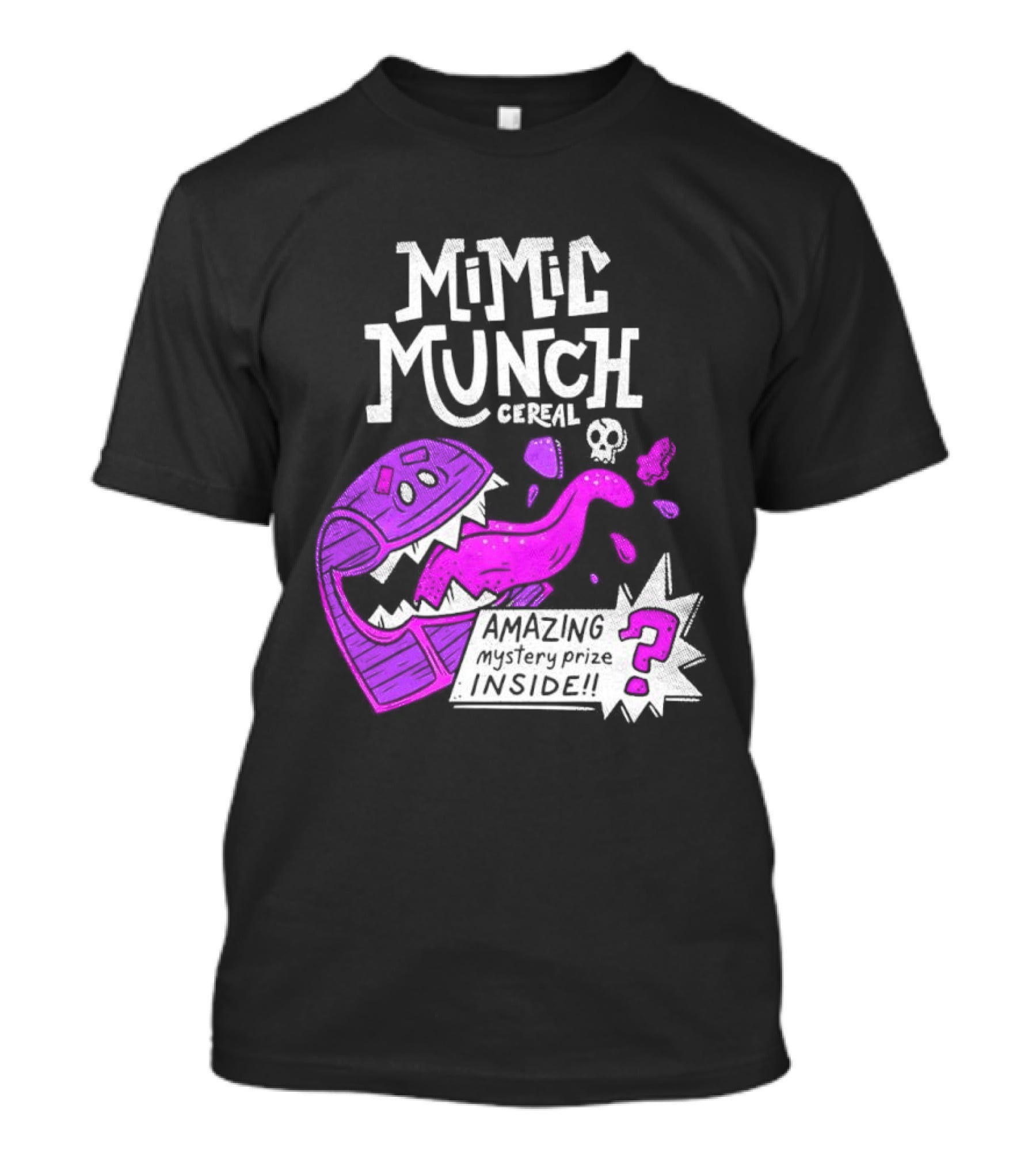 Mimic Munch Cereal Amazing Mystery Prize Inside Dungeons And Dragons T-Shirt