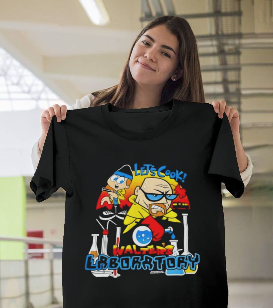 Walter's Laboratory Let's Cook Dexter's Lab Cartoon T-Shirt