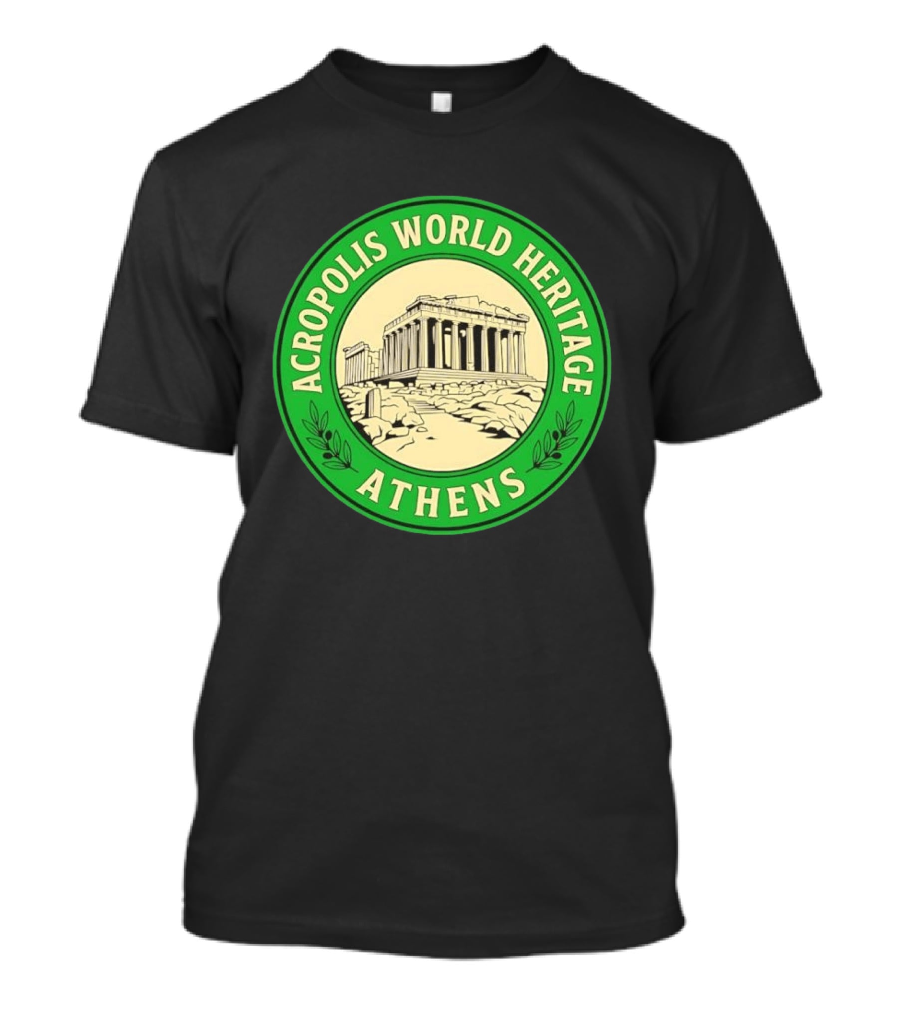 Acropolis World Heritage Athens Iconic Parthenon Landmark T-Shirt